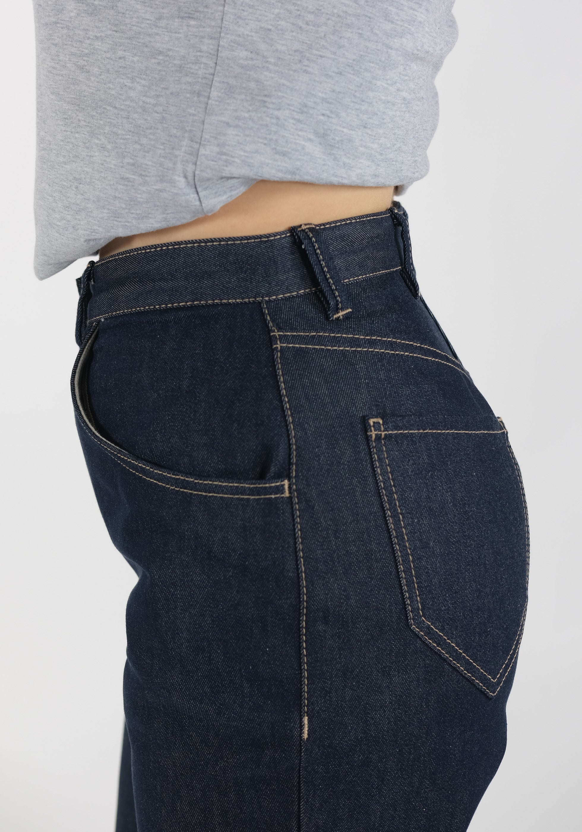 Augschburgdenim Tapered fit Jeans Karo