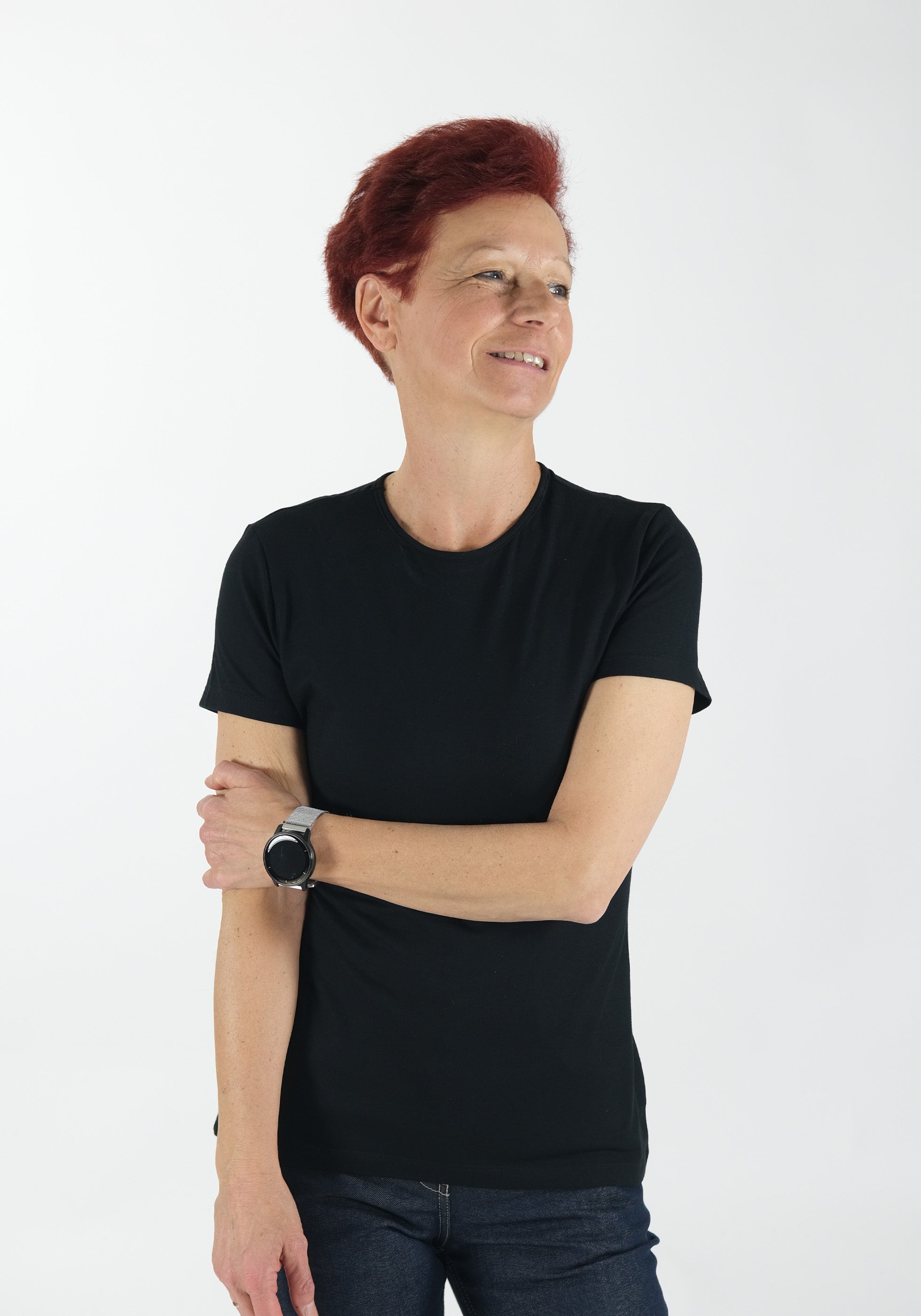 Kurzarm-Shirt Shaped fit Kathleen