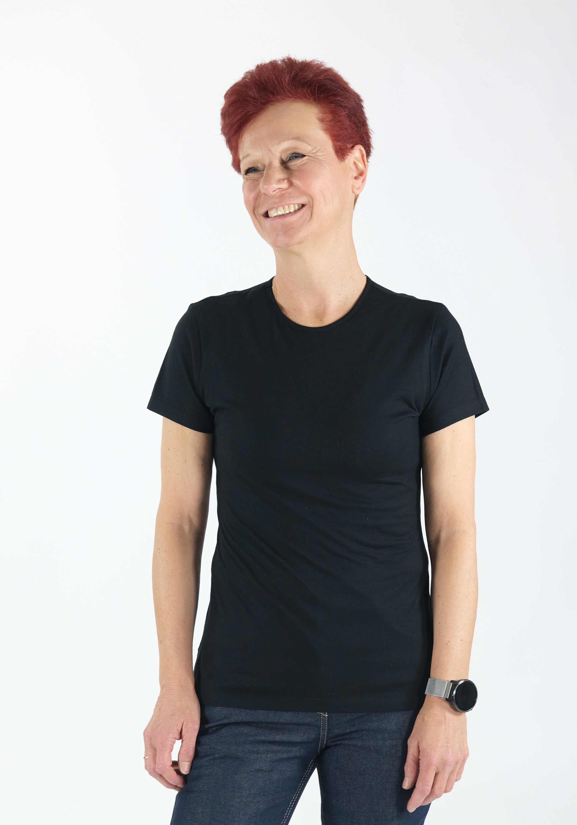 Kurzarm-Shirt Shaped fit Kathleen