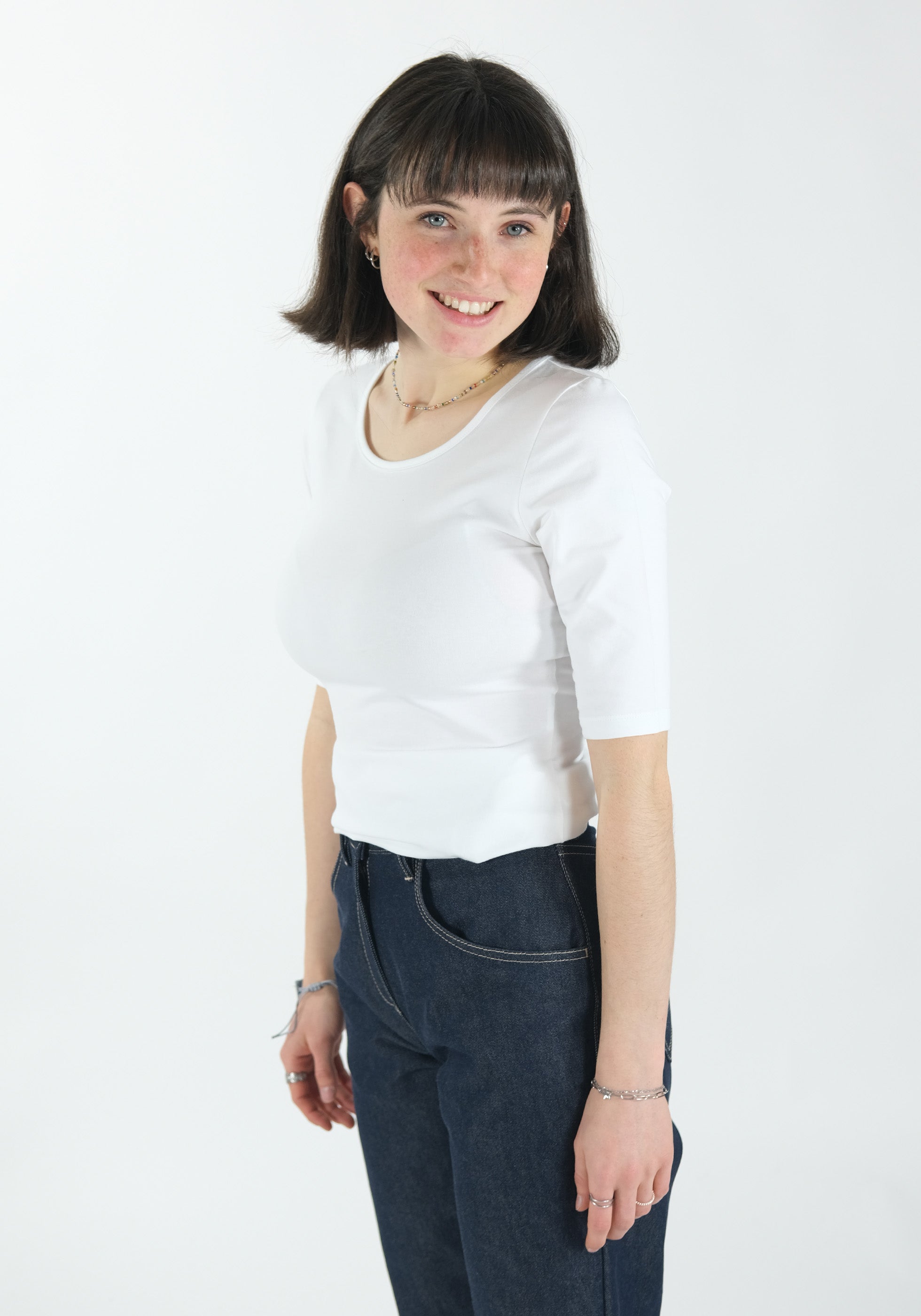 Halbarm-Shirt contoured Fit Kara