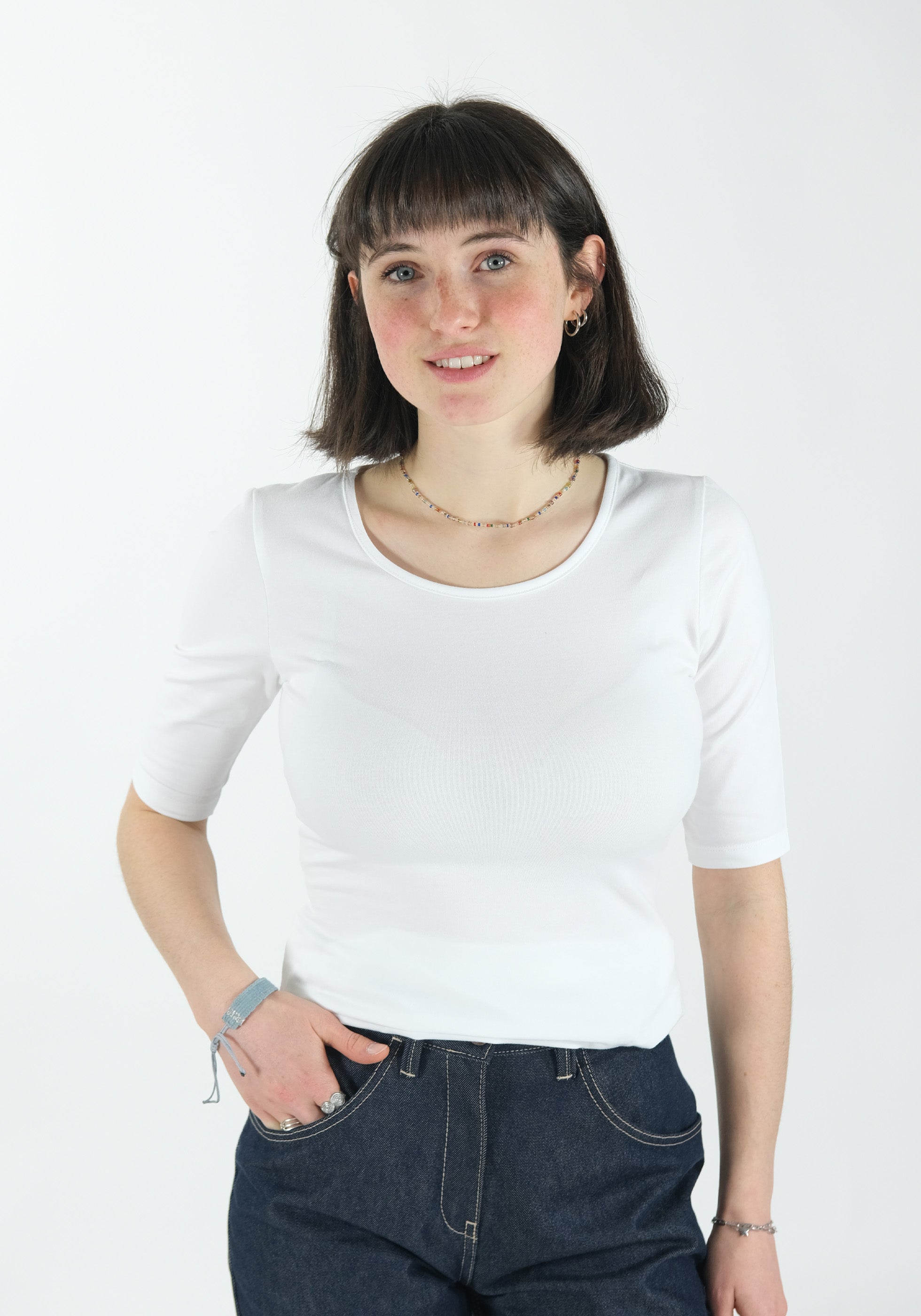 Halbarm-Shirt contoured Fit Kara