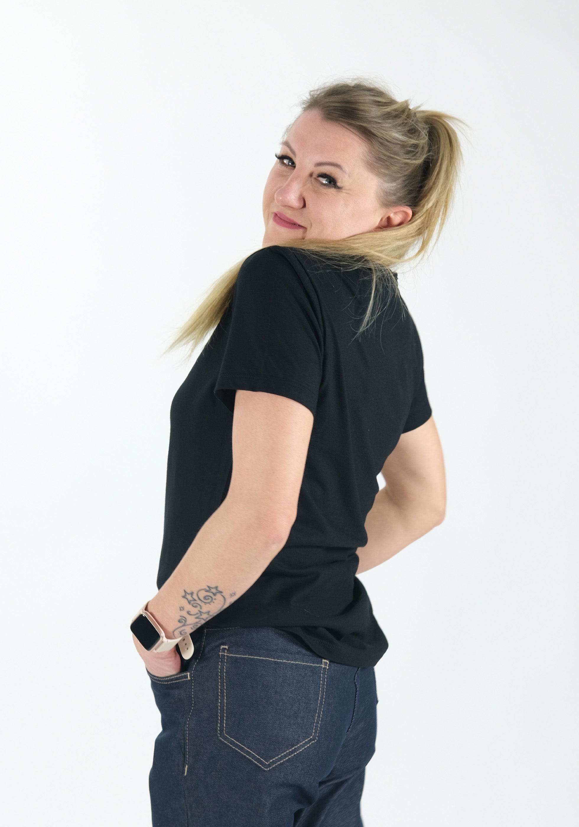 Kurzarm-Shirt Contoured fit Katharina