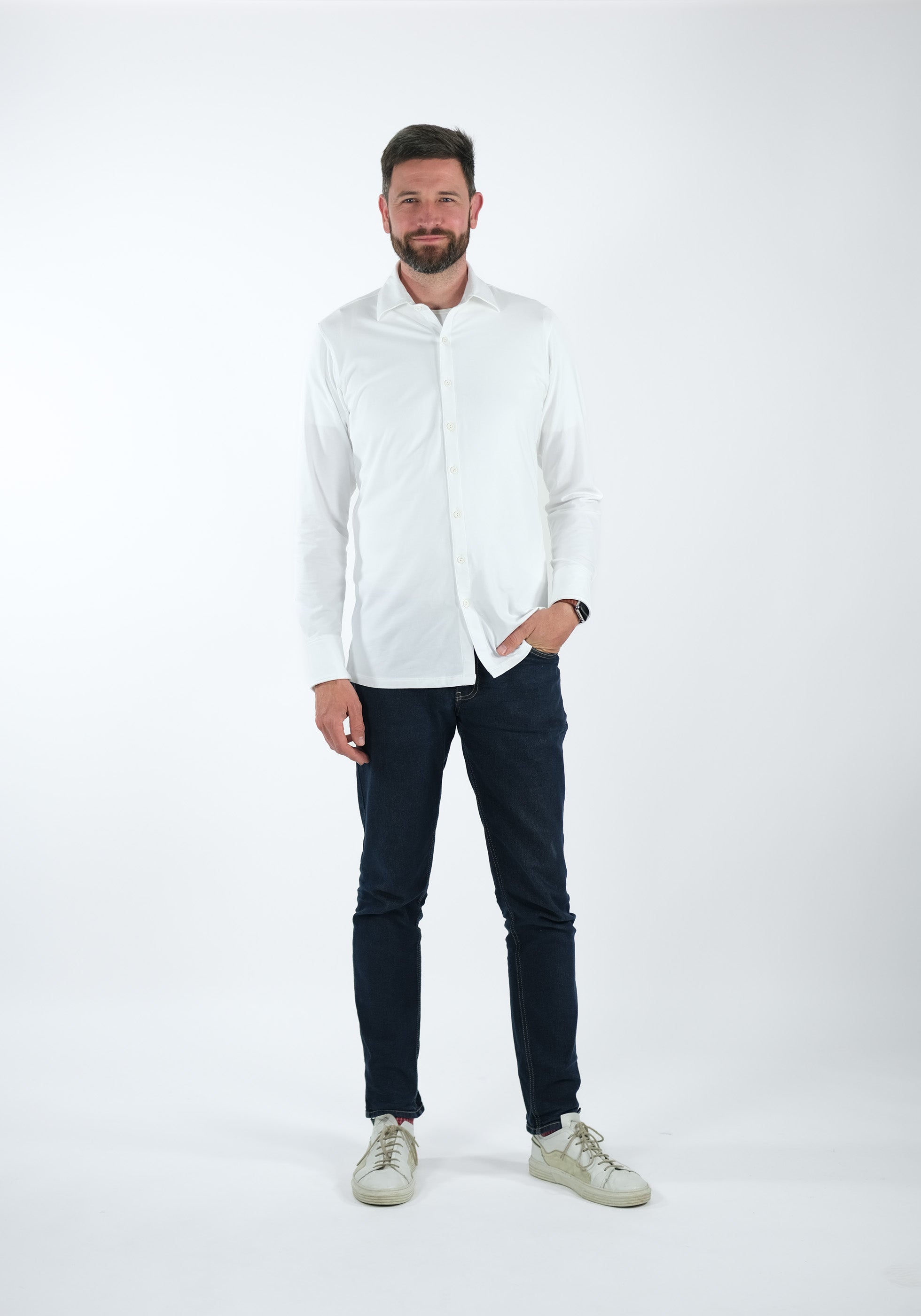 Everyday-Hemd Knit Fit "Quentin"