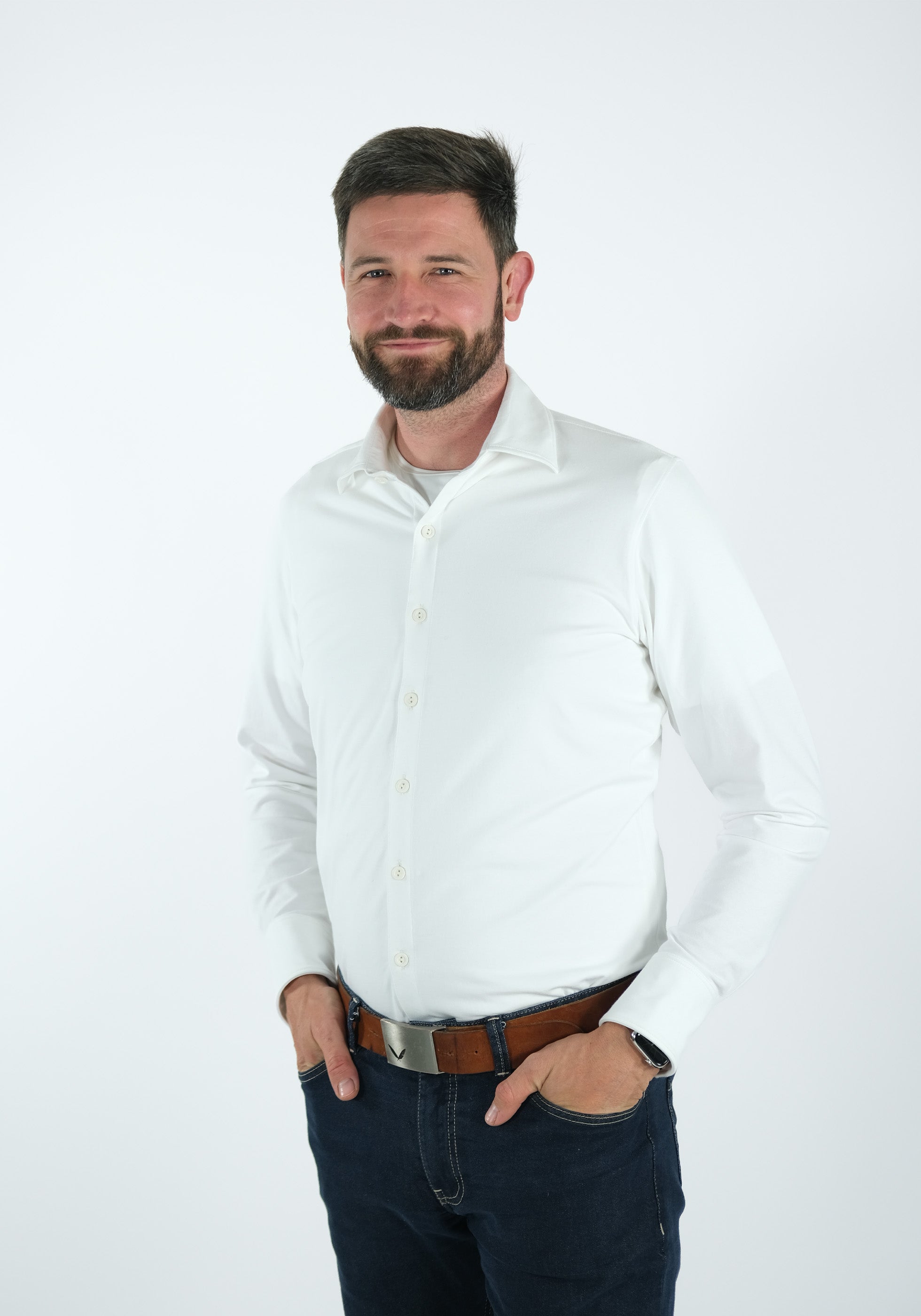 Everyday-Hemd Knit Fit "Quentin"