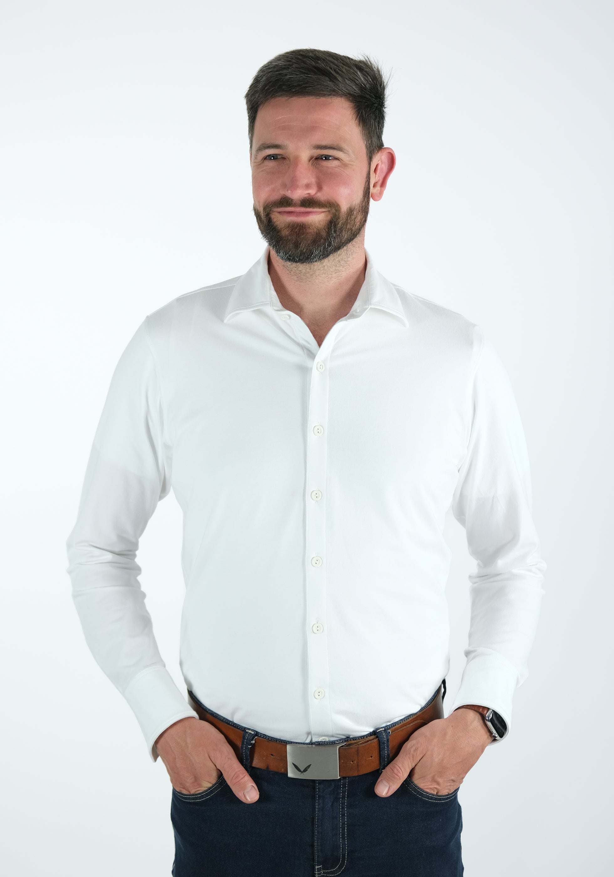 Everyday-Hemd Knit Fit "Quentin"