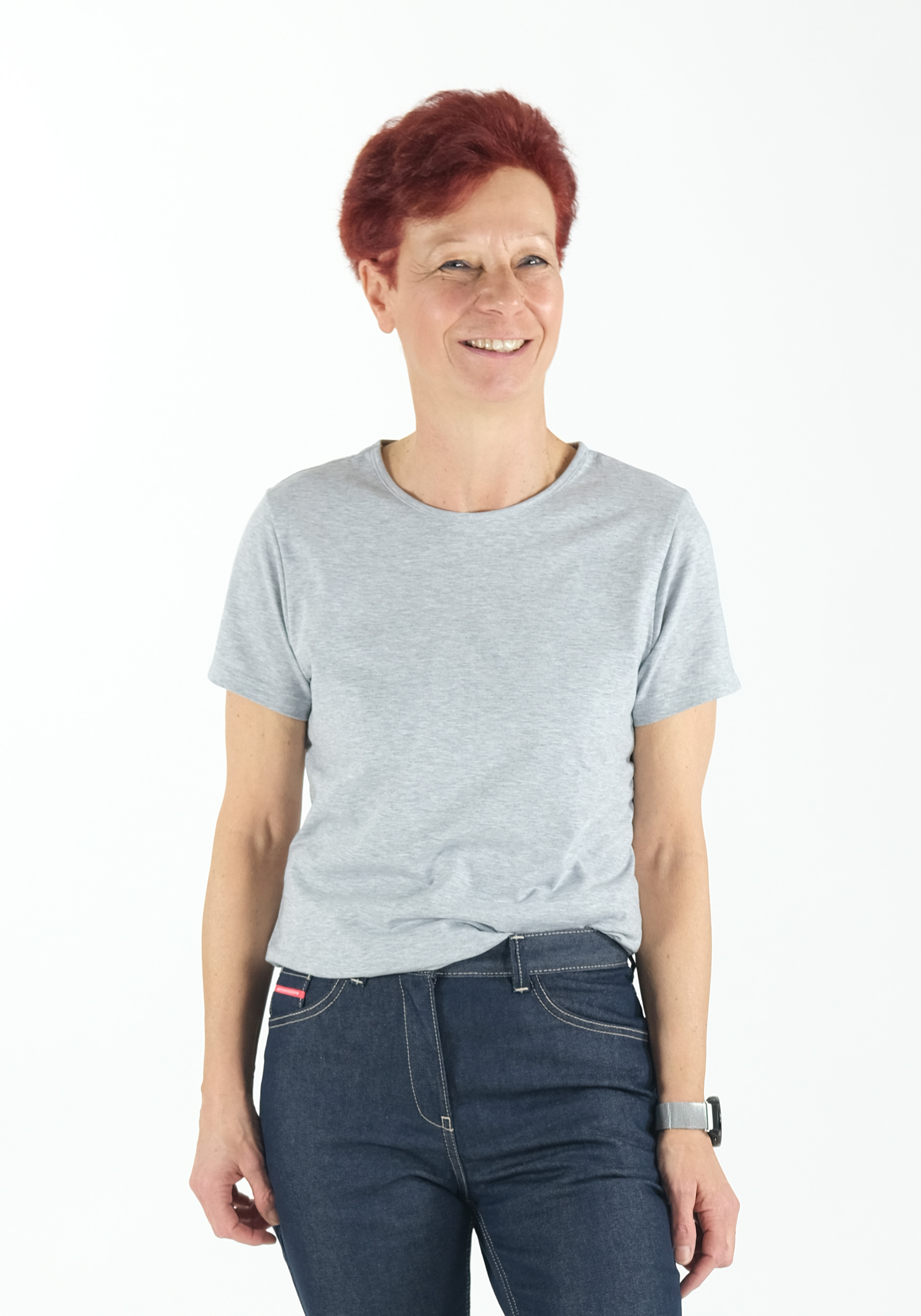 Kurzarm-Shirt Contoured fit Katharina