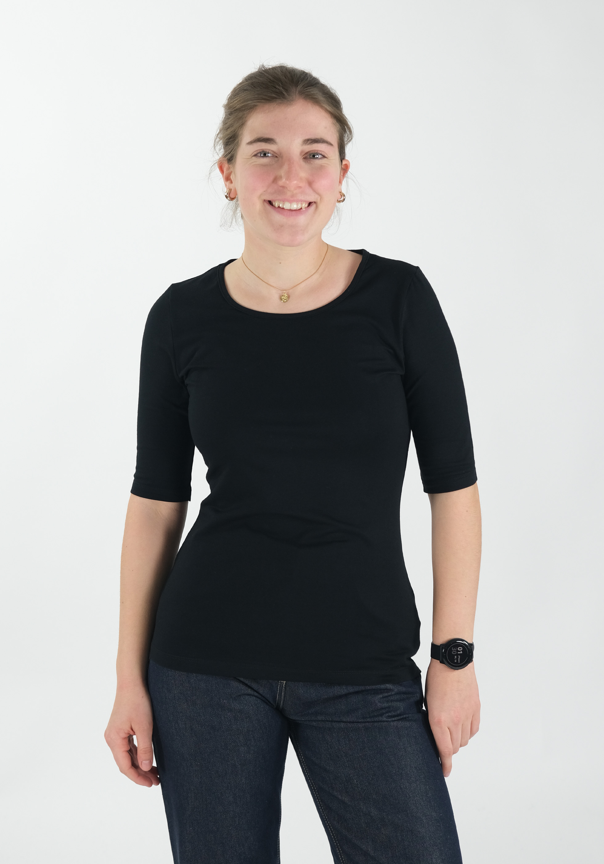 Halbarm-Shirt contoured Fit Kara